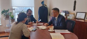 НҮБ-ын Хүнс, хөдөө аж ахуйн байгууллагын Монгол дахь суурин төлөөлөгч Ахужа Винодтой  уулзлаа